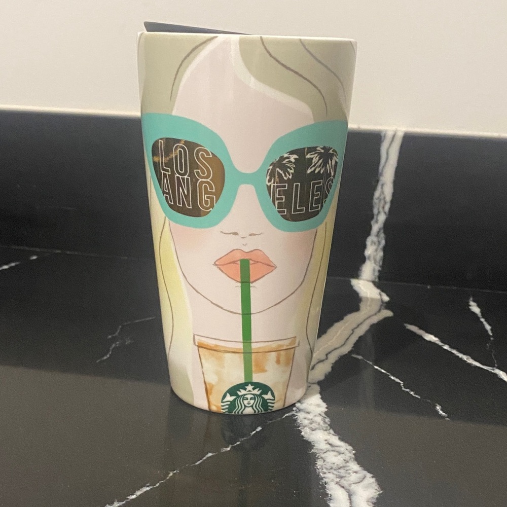 Starbucks Los Angeles Sunglasses Ceramic Tumbler